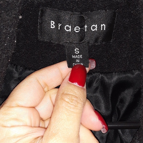 Wool blend pea coat size small - Picture 3 of 6